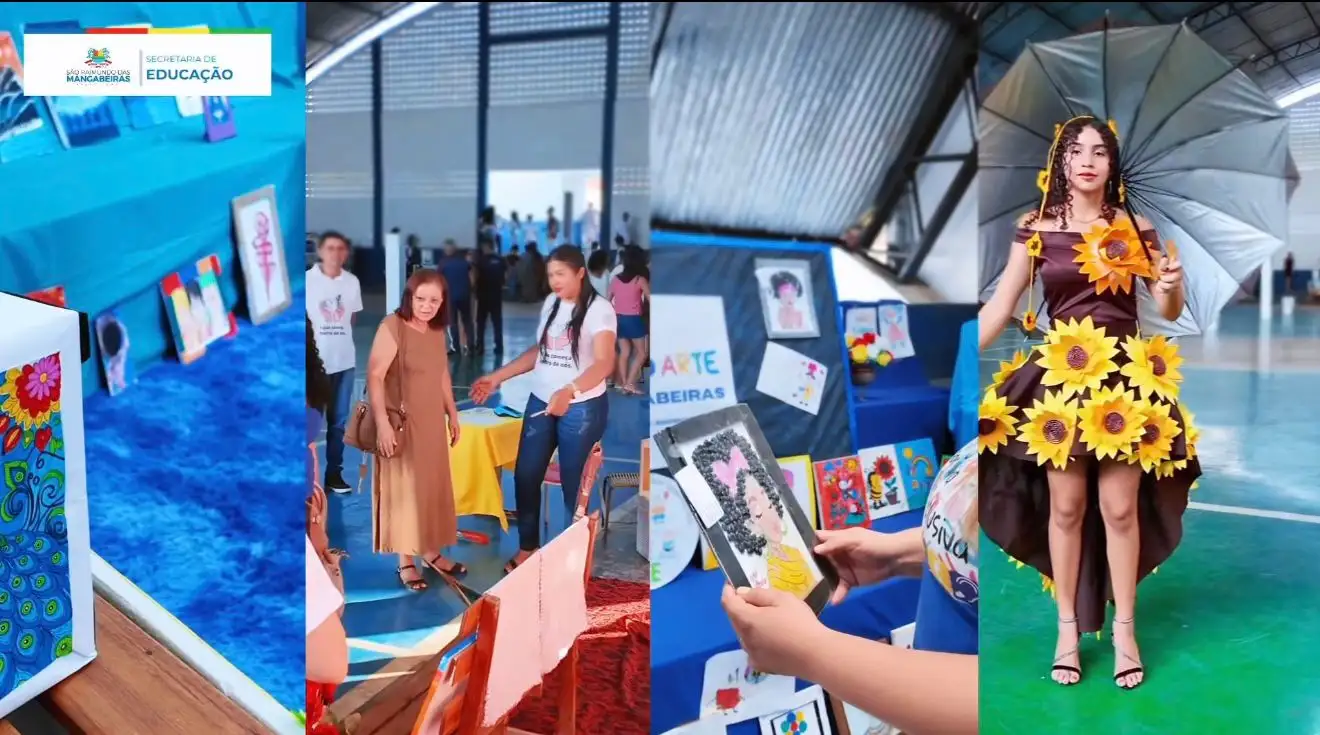 Foto 3 – Alunos da Rede Municipal se destacam na 1ª Expo Arte Mangabeiras 2025