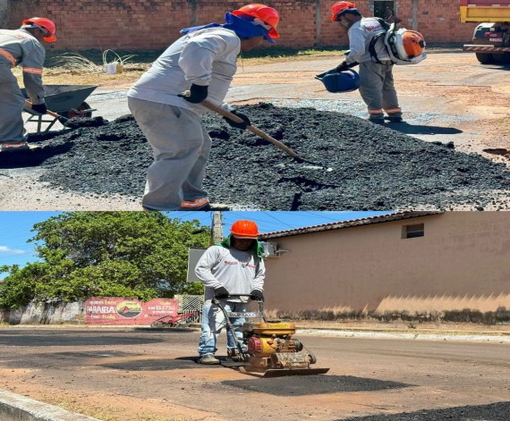 Prefeitura de Mangabeiras Inicia Obras de Tapa-buraco