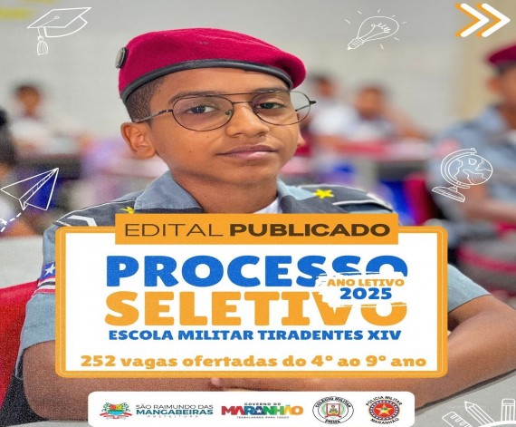 Colégio Militar Tiradentes XIV Lança Edital para o Seletivo 2025 com 256 Vagas para Ensino Fundamental