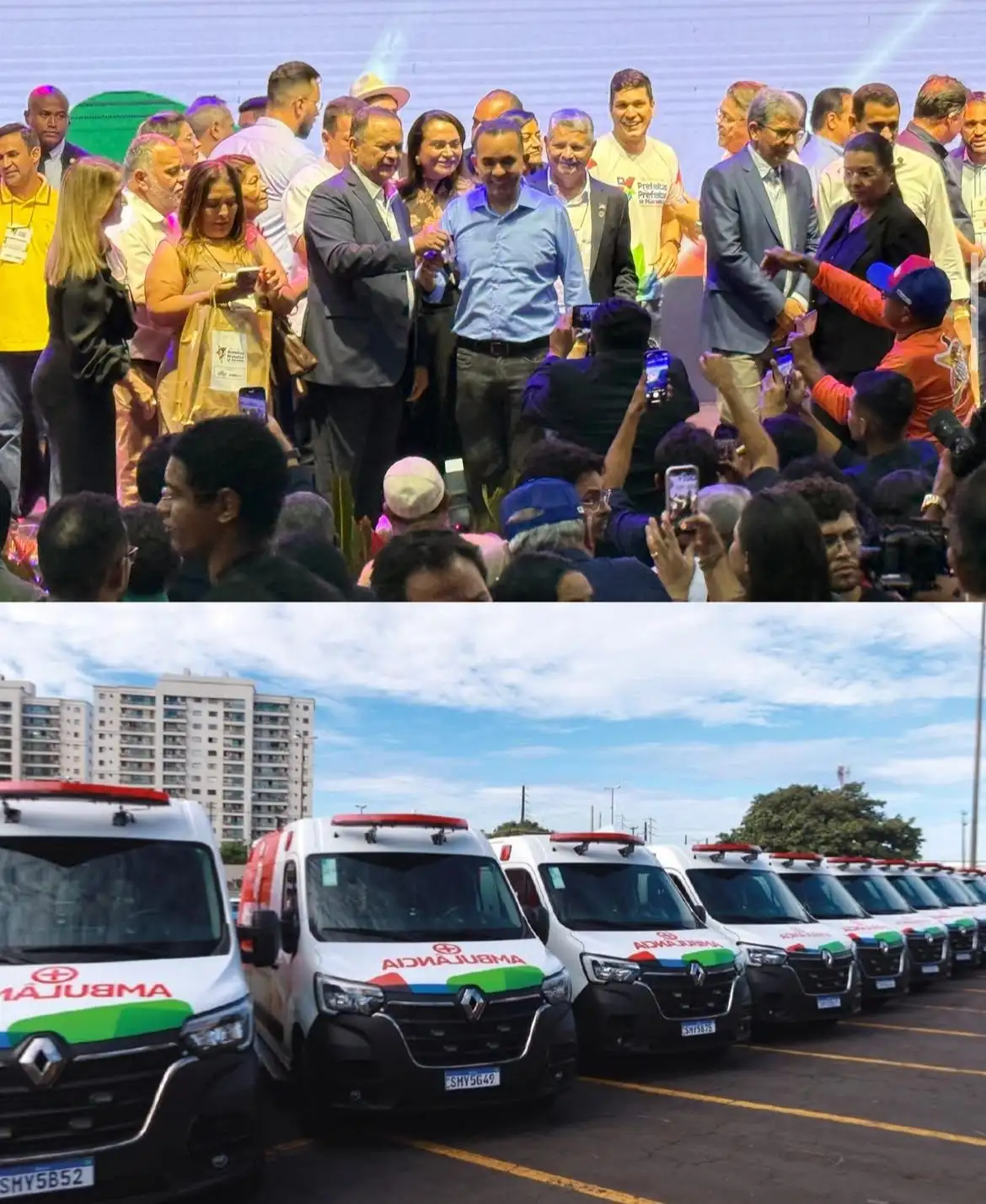 Foto 1 – Mangabeiras é contemplada com nova ambulância para reforço da saúde municipal