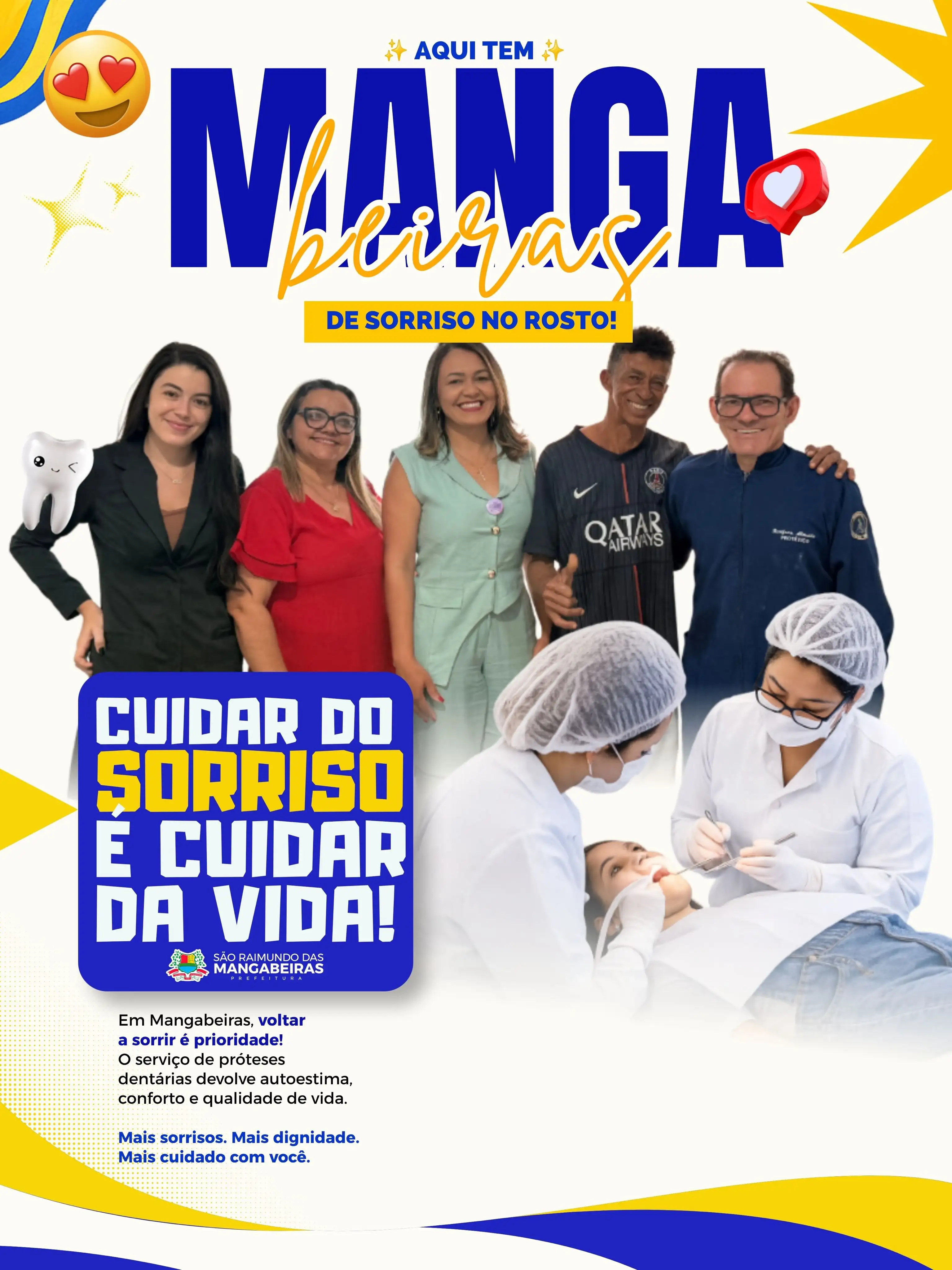 Serviço de próteses dentárias amplia acesso à saúde bucal e devolve qualidade de vida à população