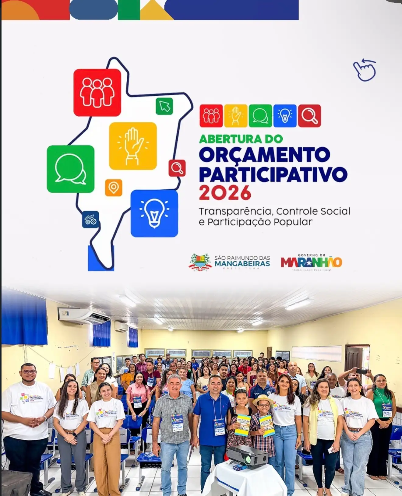 São Raimundo das Mangabeiras sedia abertura do Orçamento Participativo 2026 em parceria com o Governo do Maranhão