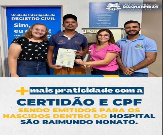 Mangabeiras Inaugura Unidade Interligada de Registro Civil no Hospital São Raimundo Nonato