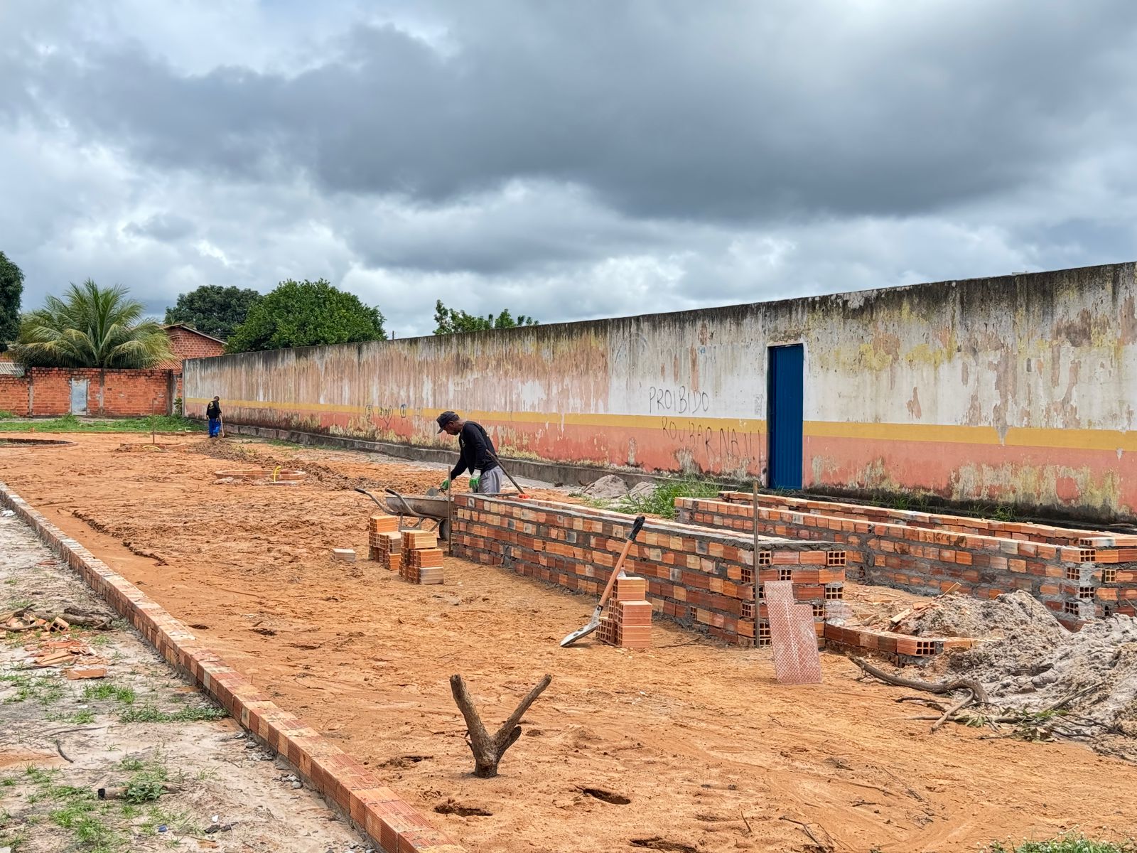 Foto 2 – Estádio de Futebol municipal está em fase acelerada de construção e ampliação