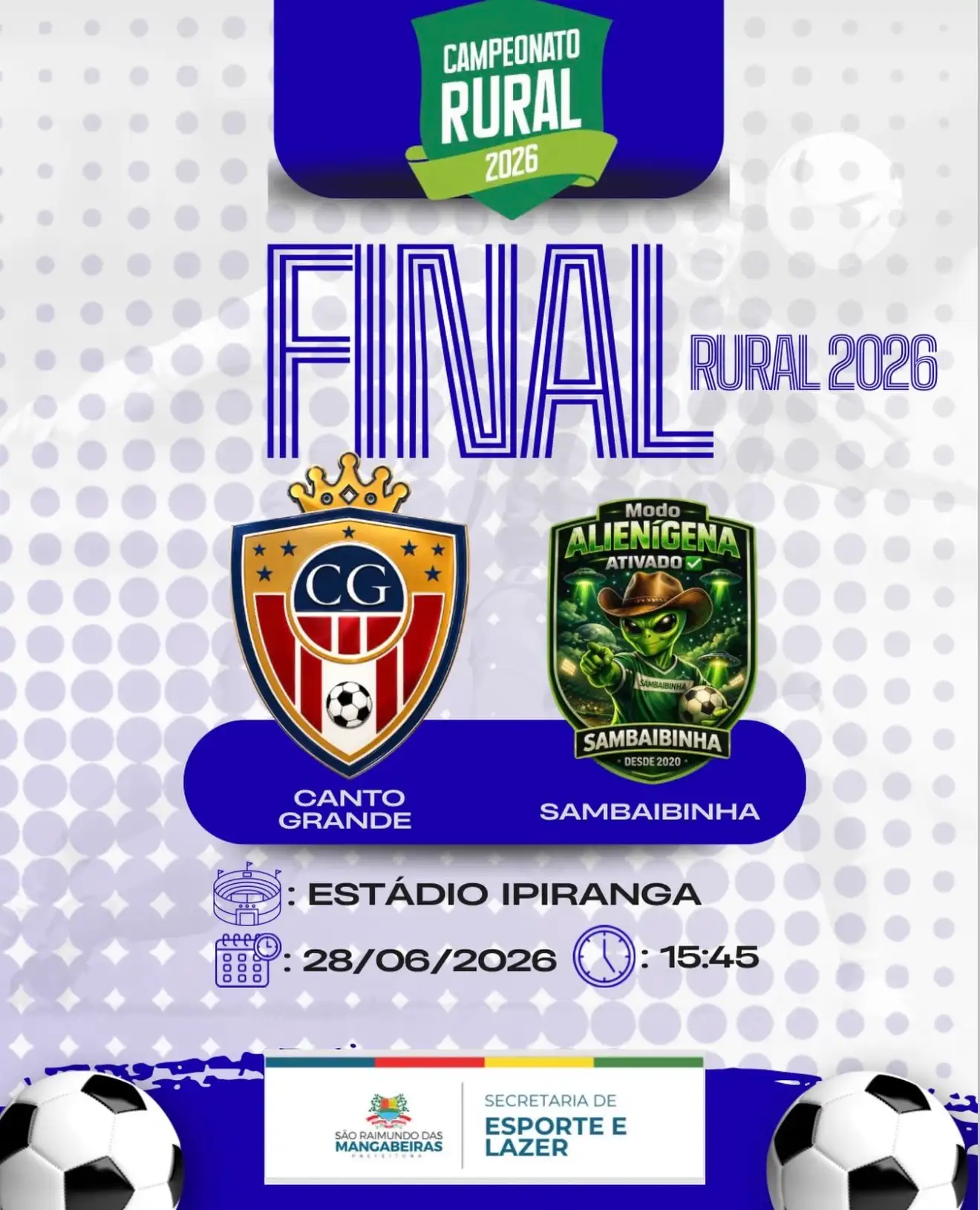 Grande final do Campeonato Rural será realizada neste domingo no Estádio Ipiranga