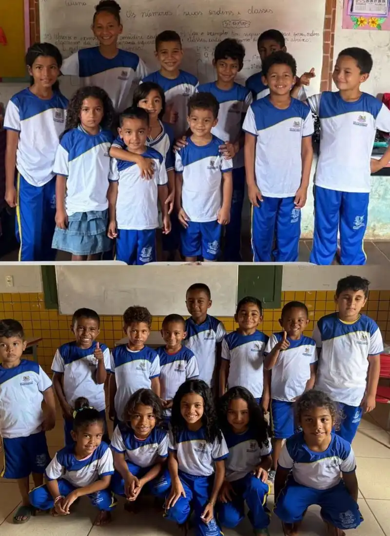 Foto 1 – Prefeitura de Mangabeiras entrega fardamento escolar para todos os alunos da rede municipal