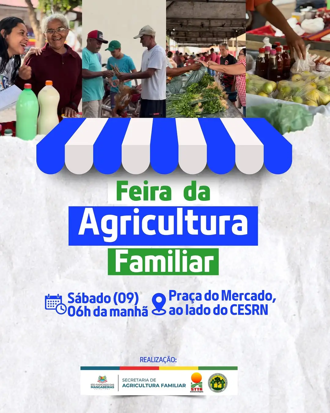 Mangabeiras realiza Feira da Agricultura Familiar neste sábado