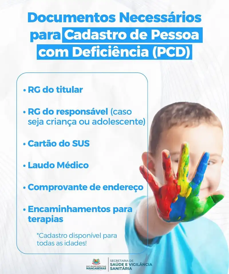 Prefeitura de Mangabeiras realiza cadastramento de pessoas com deficiência