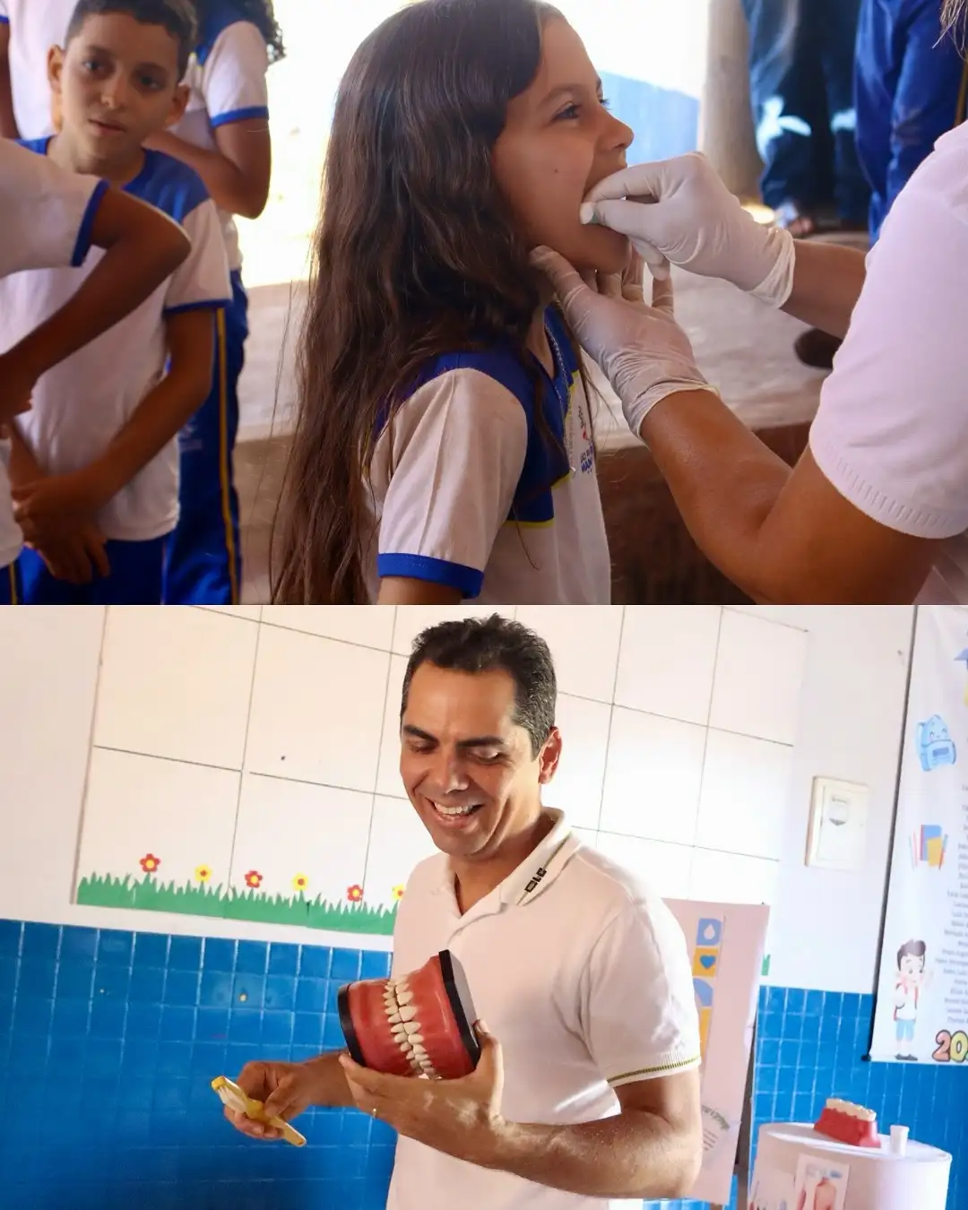 Foto 4 – Ações de saúde beneficiam estudantes da U. E. Nascimento de Morais