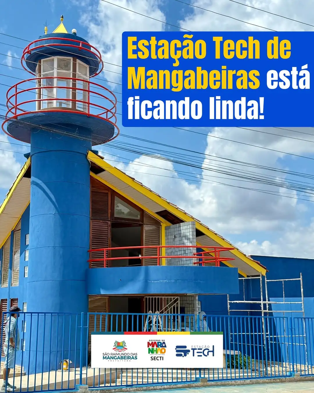 Estação Tech de Mangabeiras avança em fase final de obras